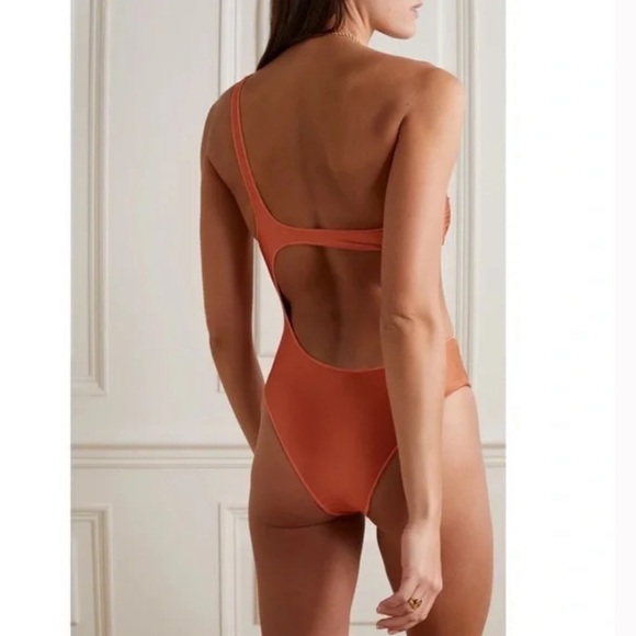 Oseree Glow Asymmetric cut out one shoulder one piece swimsuit. NWOT - Picture 8 of 15